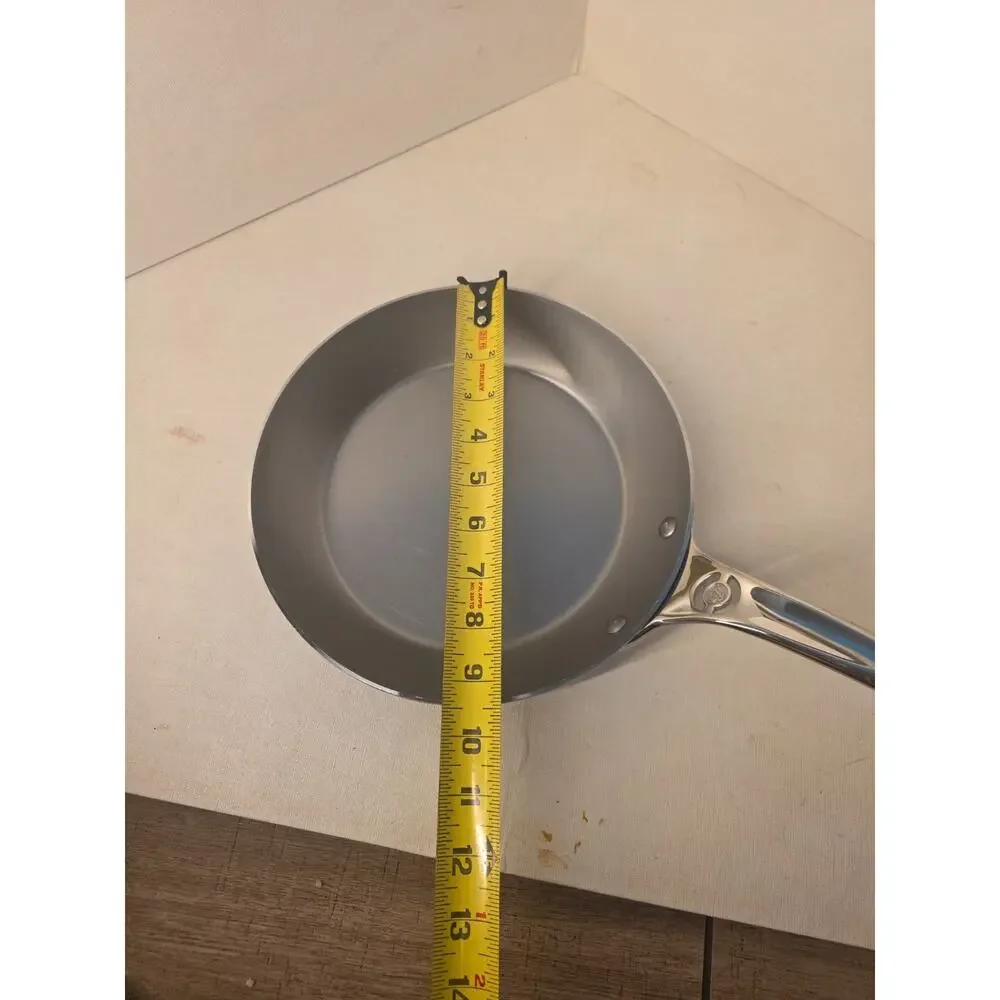 de Buyer MINERAL B Pro Carbon Steel Fry Pan - 9.5” Diameter,- Made in France